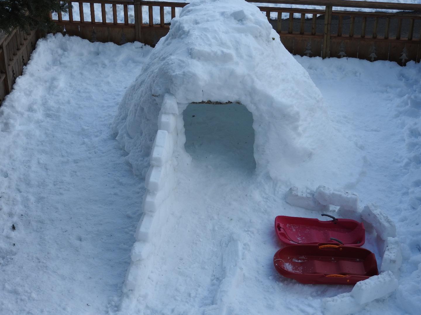 Notre igloo !